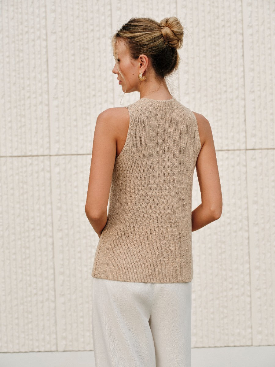Vielseitiges Neckholder-Ärmelloses Oberteil für Damen