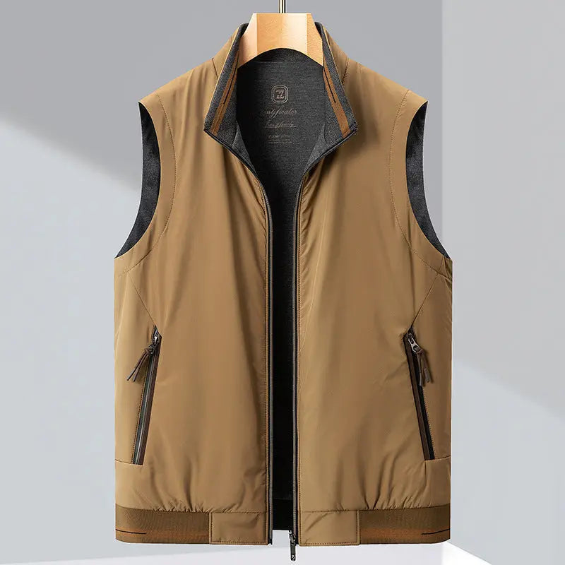 Herren Leichte Gilet - Performance Weste mit Reißverschlusstaschen