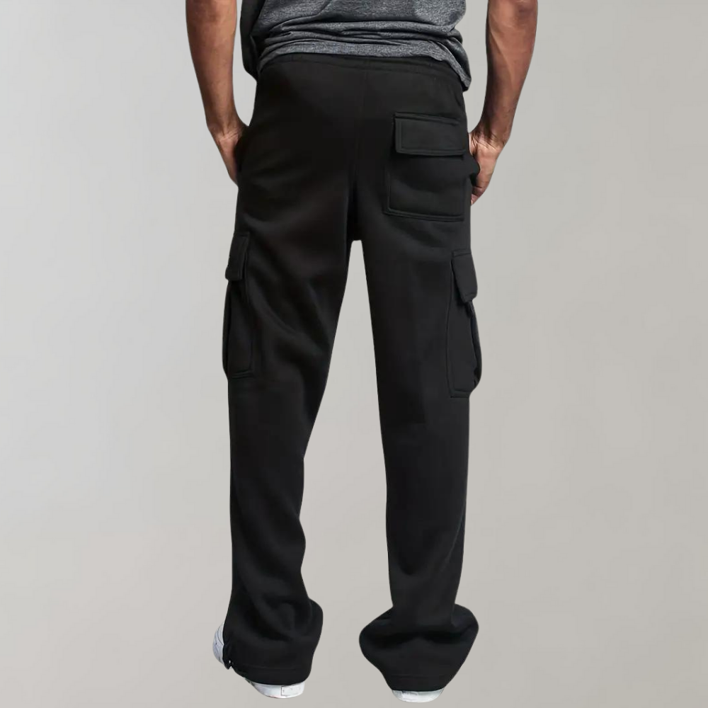 Herren Wide-Leg Cargo Joggers - Entspannte Passform mit Taschen