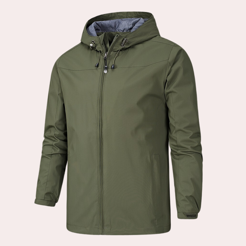 Herren Kapuzen-Windjacke - Bequeme Relaxed Fit