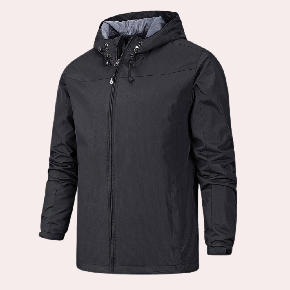 Herren Kapuzen-Windjacke - Bequeme Relaxed Fit