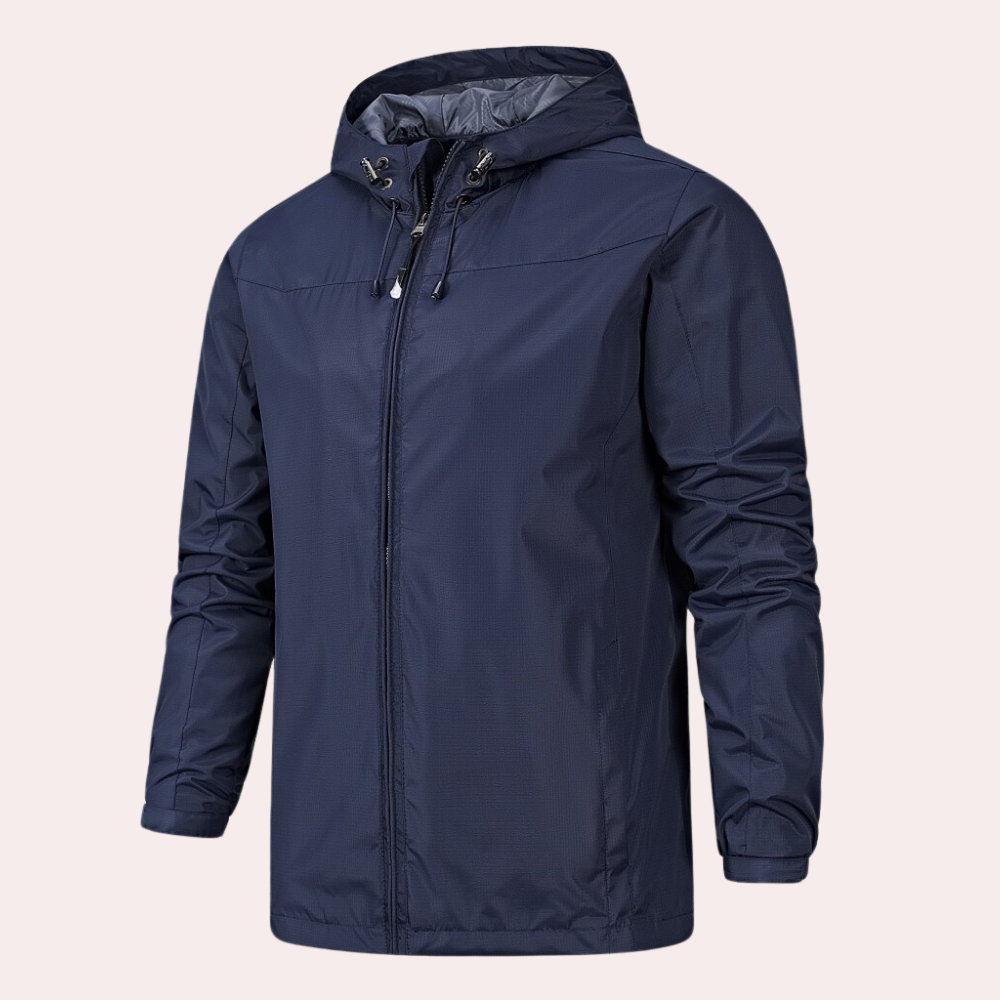 Herren Kapuzen-Windjacke - Bequeme Relaxed Fit