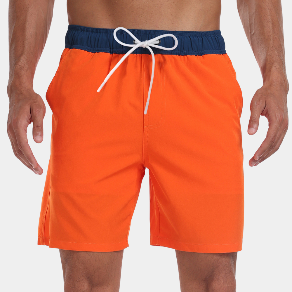 Men's Swim Shorts - Quick-Dry & Adjustable Drawstring