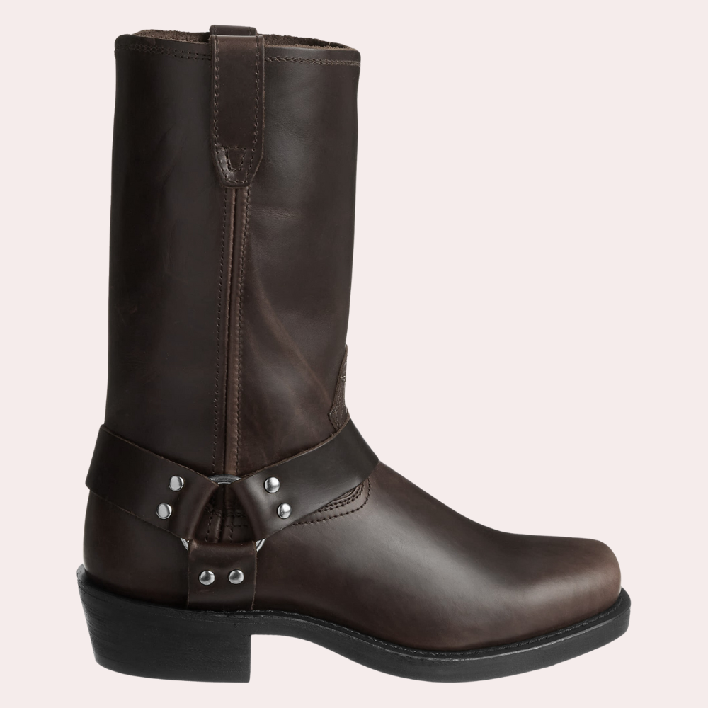 Herren Retro-Cowboystiefel – Schnallen-Ritter Stil