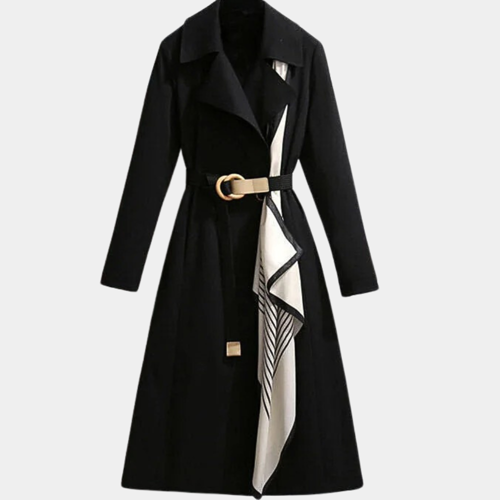 Women's trench coat with belt – Cozy outerwear