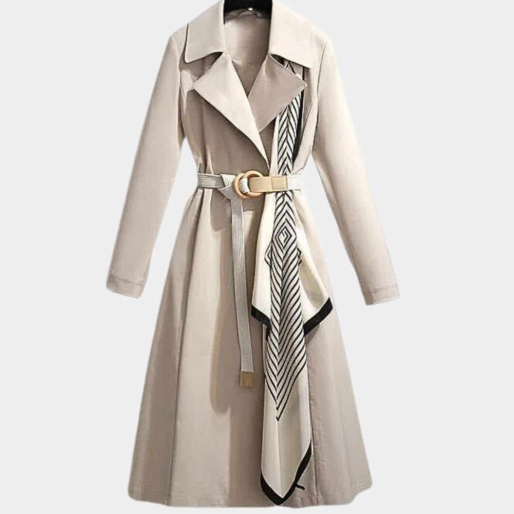 Women's trench coat with belt – Cozy outerwear
