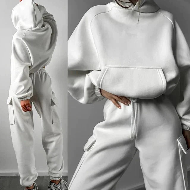 Women's Training Suit Set - Hoodie & Jogging Pants