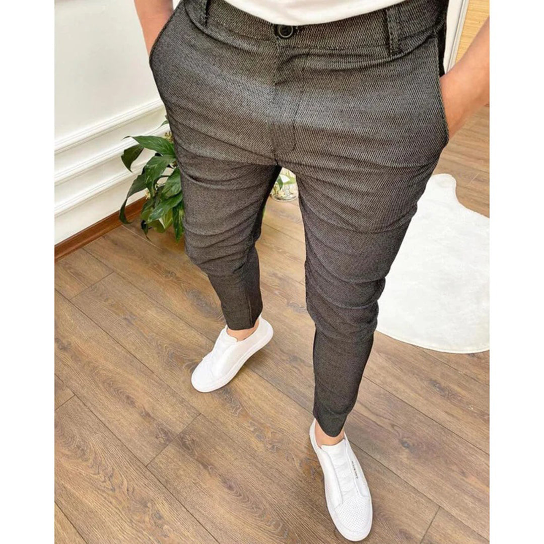 Men's Ankle-Length Work Pants - Slim & Tapered Fit