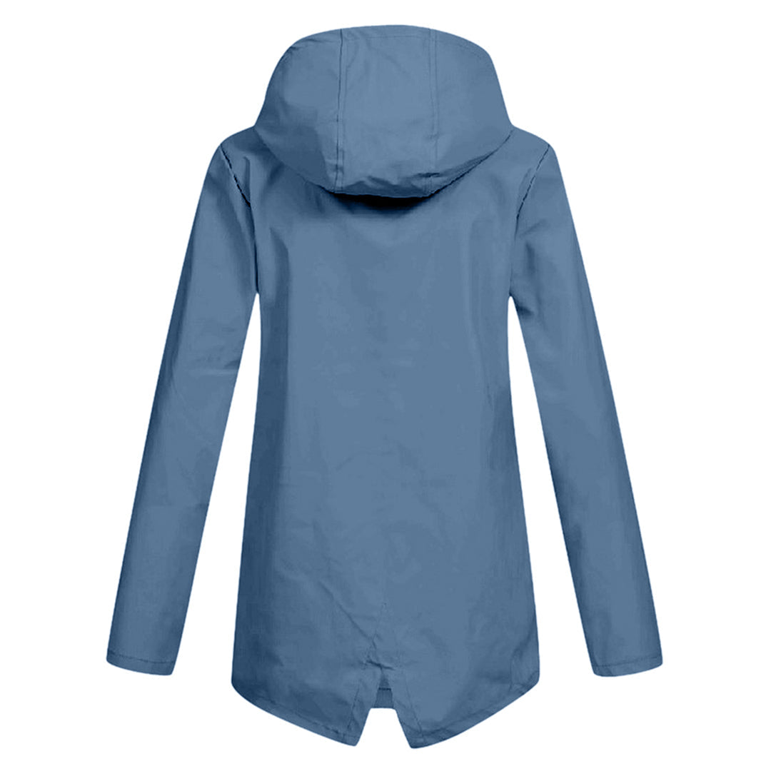 Damen Stilvolle Wasserdichte Jacke - Verstellbare Kapuzenfunktion