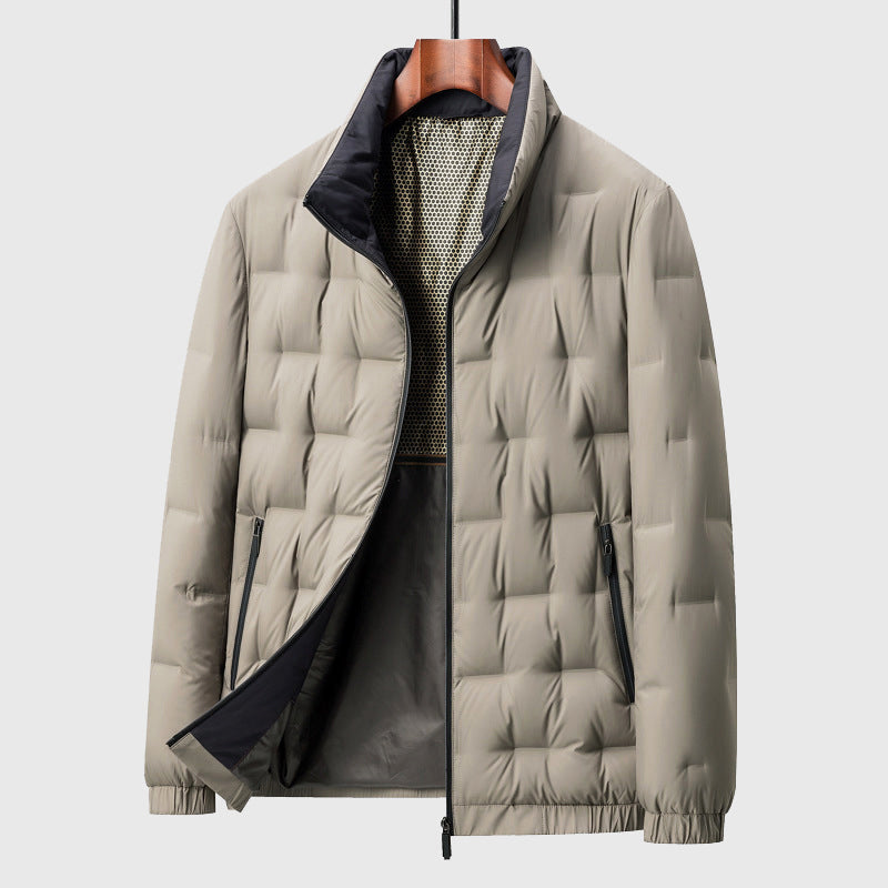 Men's Box Quilted Puffer Jacket - Light & Waterproof