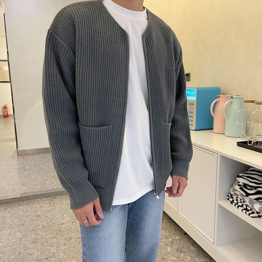 Herren Strick Cardigan - Warm und Gemütlich