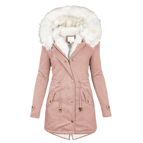 Women's Parka Winter Coat - Fitted & Hooded