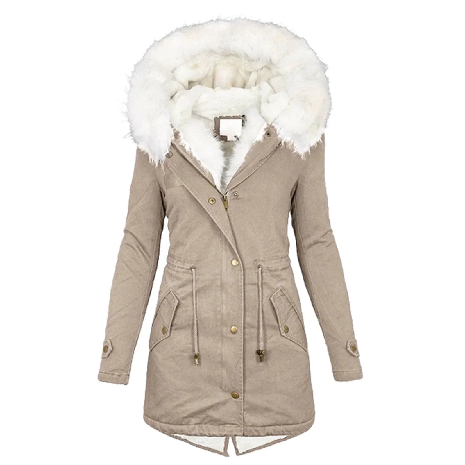 Women's Parka Winter Coat - Fitted & Hooded