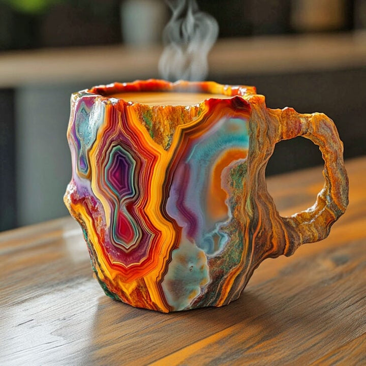 Gemstone Mug – Mineral Geode Aesthetic