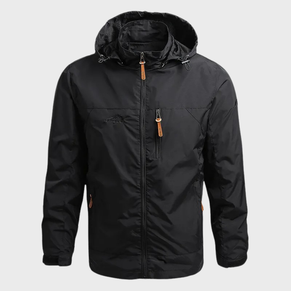 Herren Wasserdichte Jacke mit Kapuze - Wetterfeste Oberbekleidung