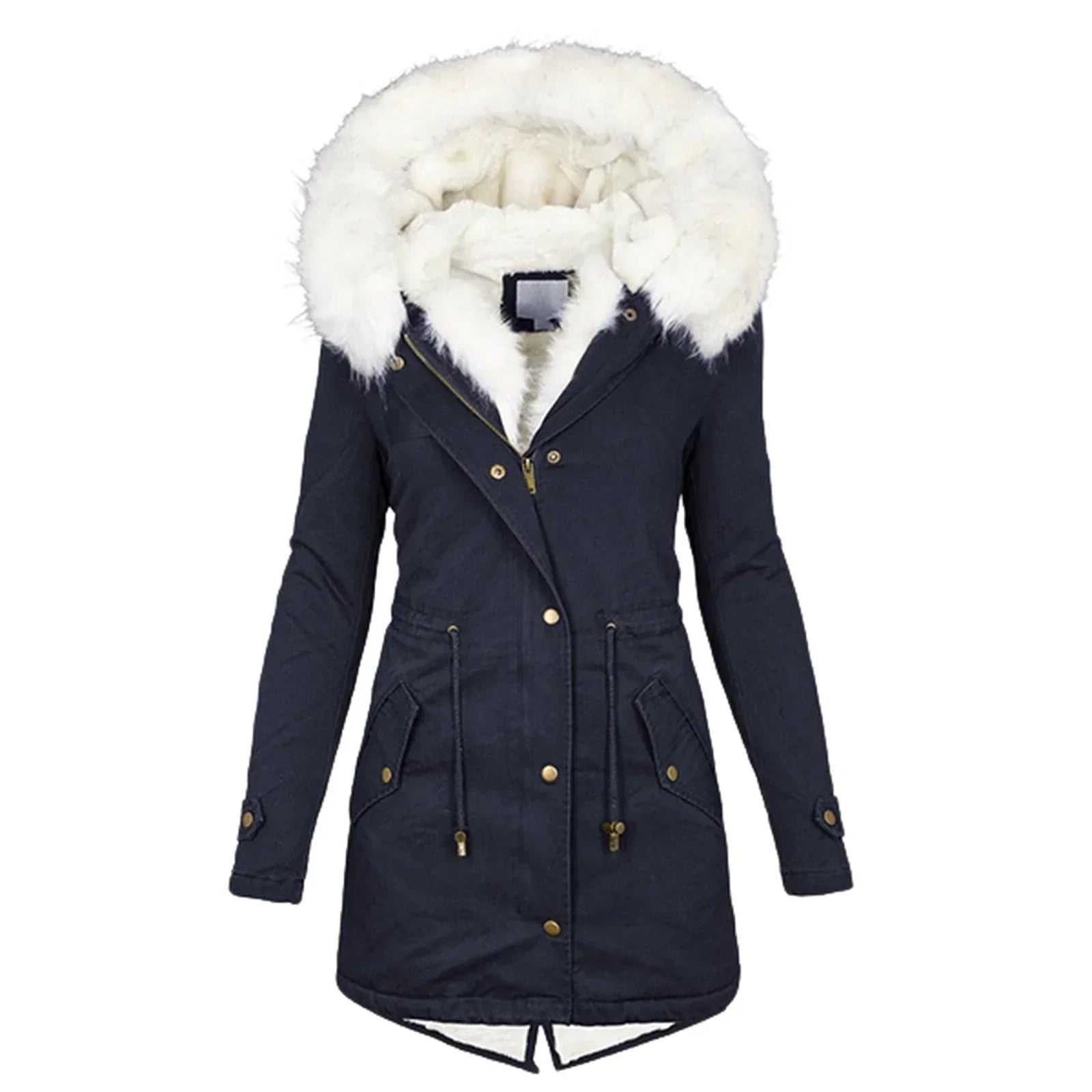 Women's Parka Winter Coat - Fitted & Hooded