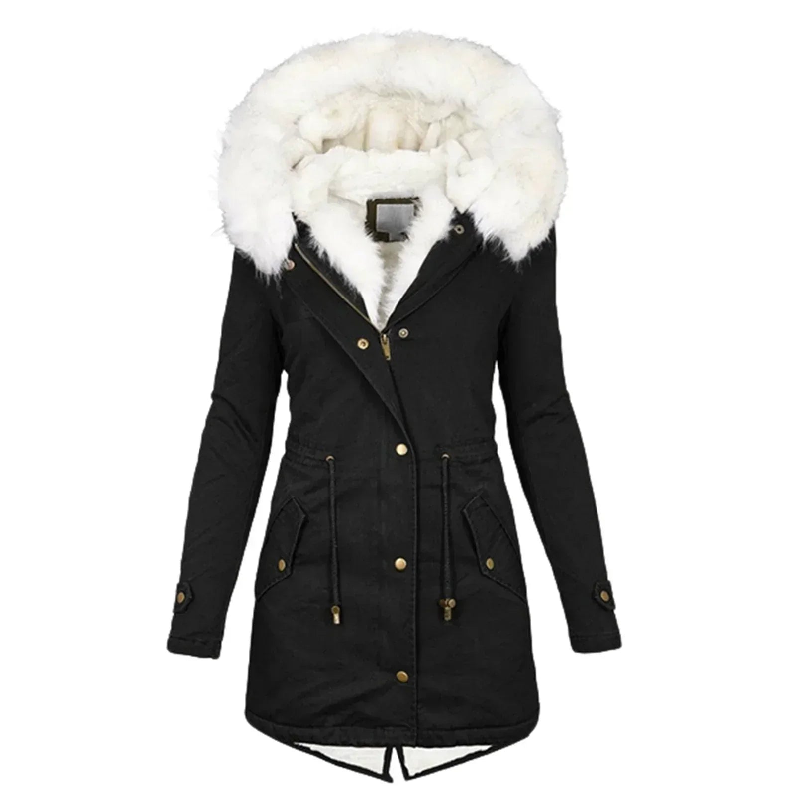 Women's Parka Winter Coat - Fitted & Hooded