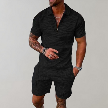 Stylisches Poloshirt und Shorts Set für Herren