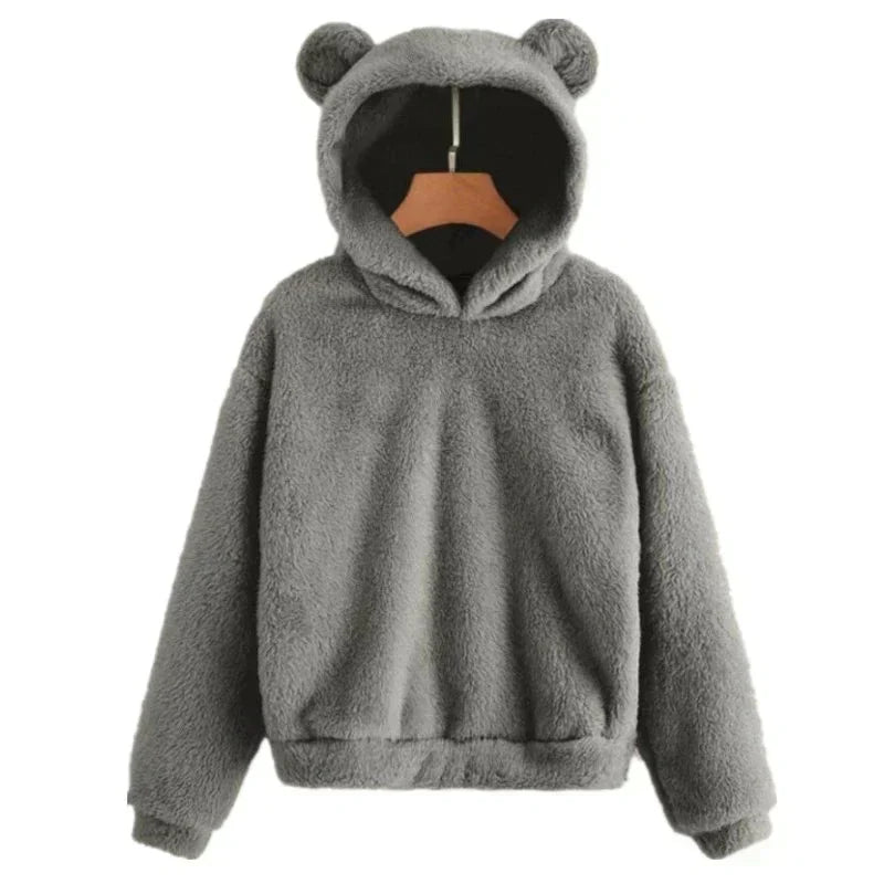 Weiches Hoodie mit Süßen Bärenohren für Damen | Livia