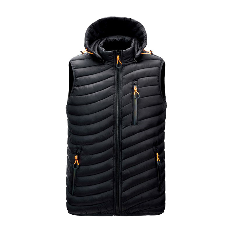 Herren Puffer Gilet mit Kapuze - Isoliert & Winddicht
