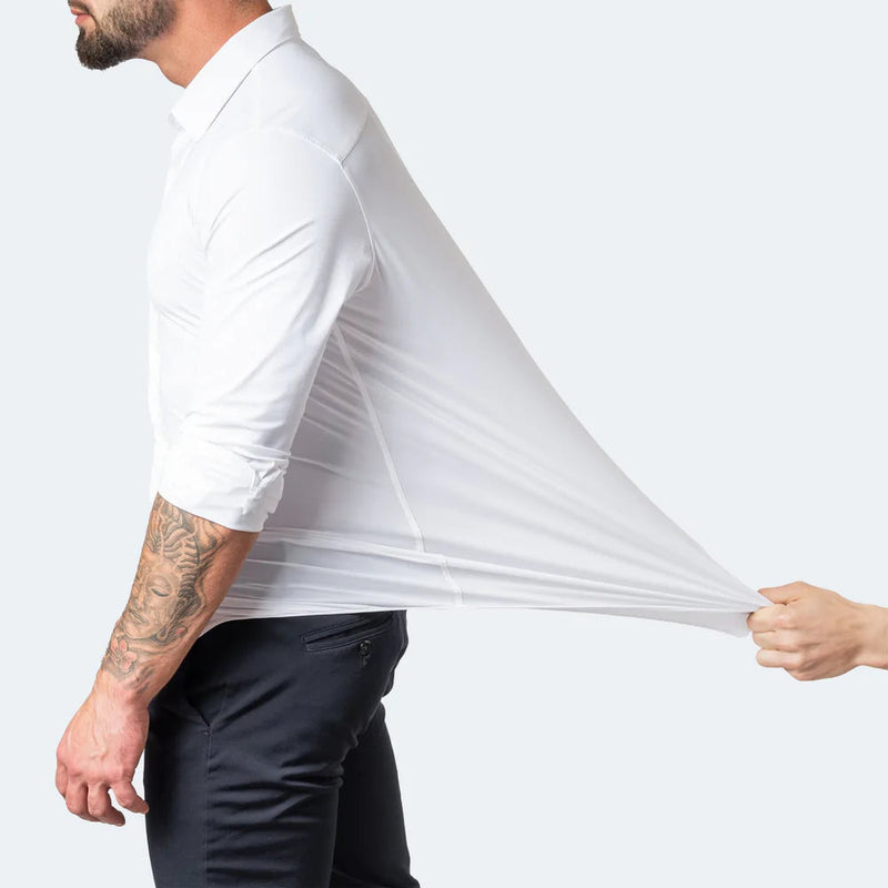 Men's Stretch Shirt - Wrinkle-Free Slim Fit