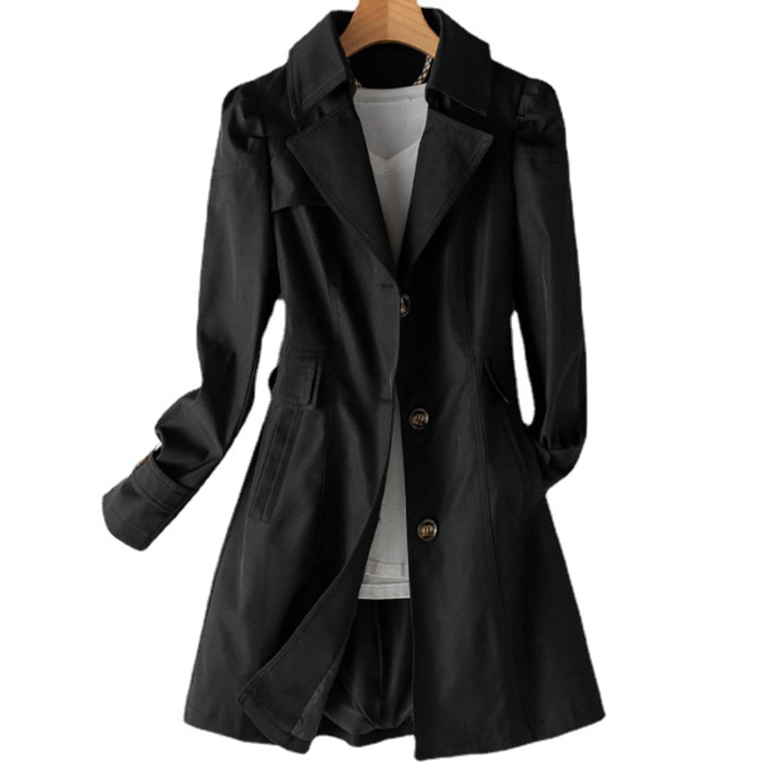 Women's Stylish Trench Coat – Windproof & Waterproof