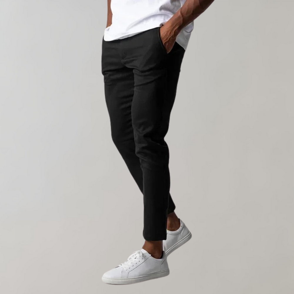 Herren Knöchellange Arbeitshosen - Slim Fit & Schlupfstil