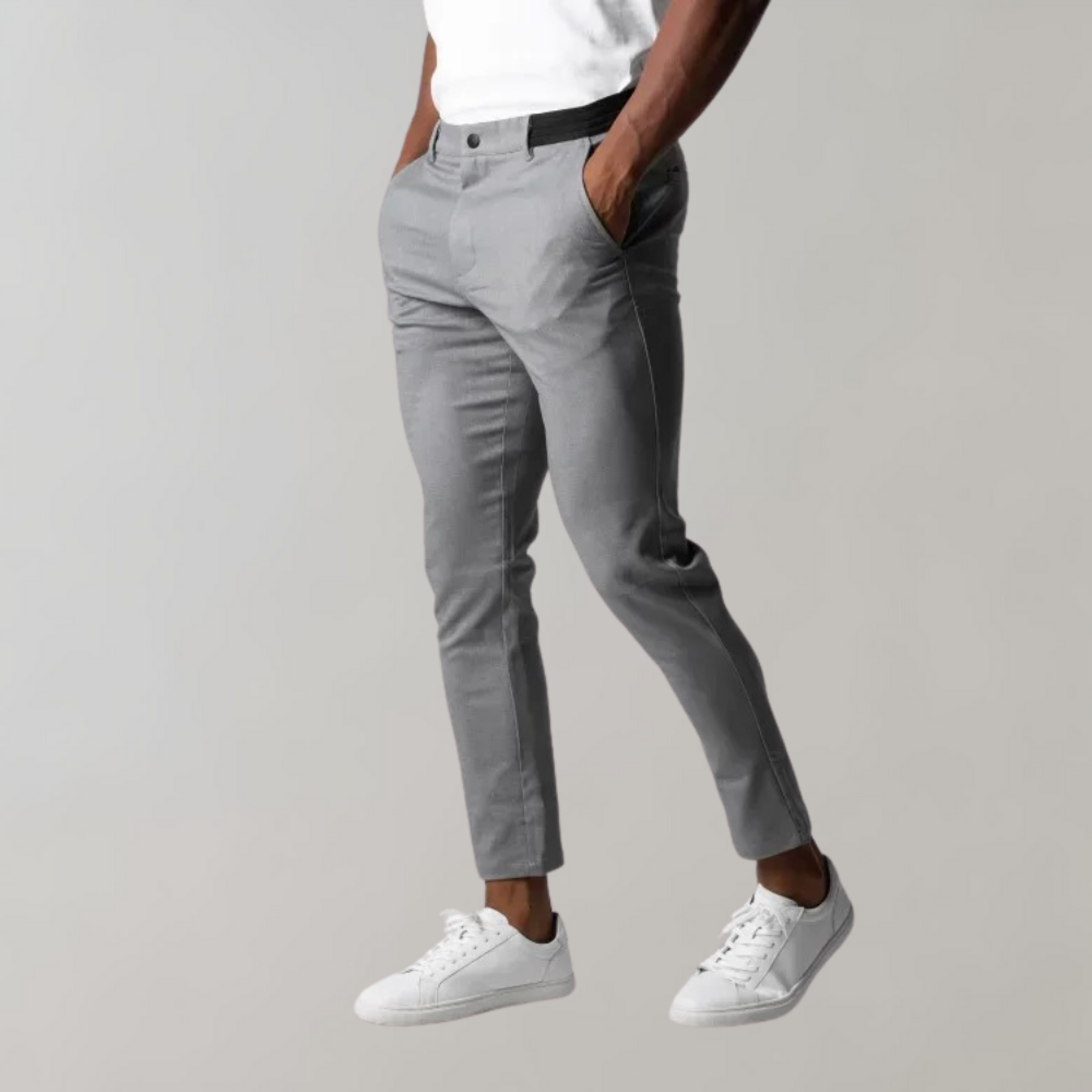 Herrens knälånga arbetsbyxor - Slim fit & slip-on-stil
