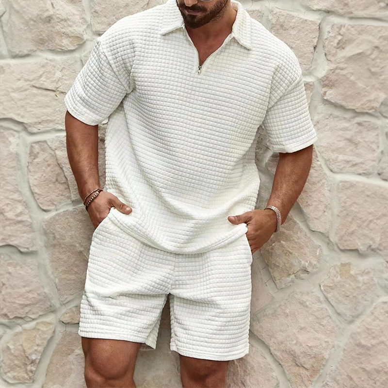 Stilvolles Polo-Shirt und Shorts Set für Herren | Nick