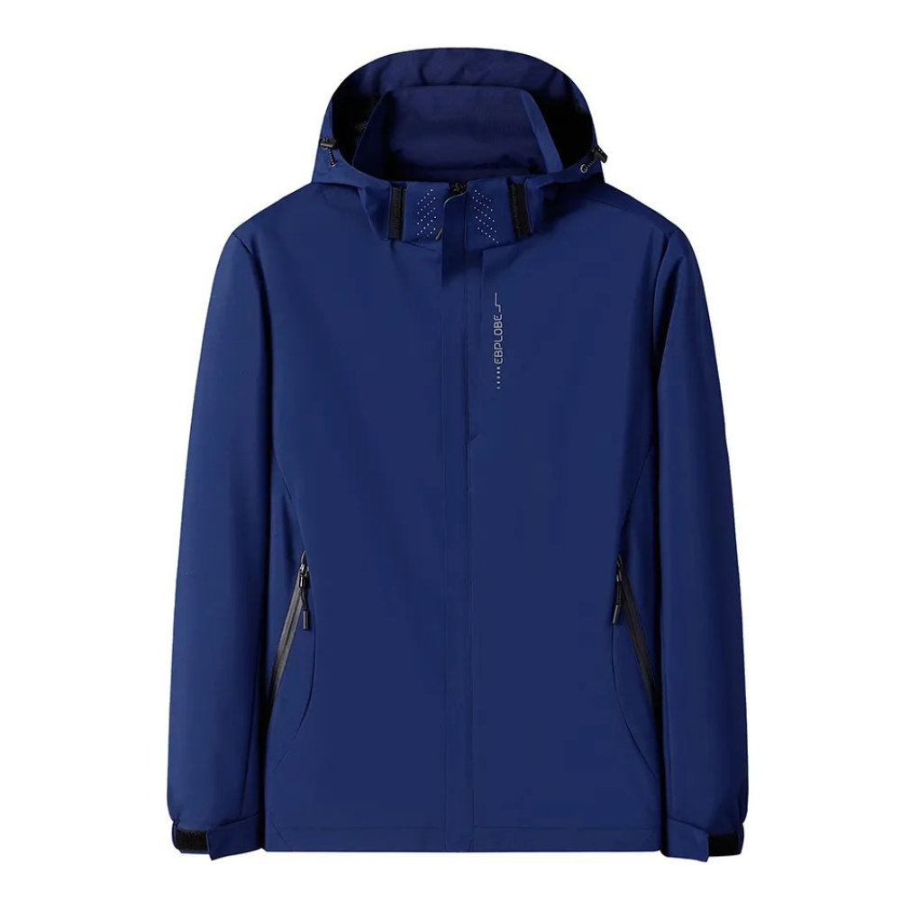Herren Marineblauer Windbreaker - Leichtes Design