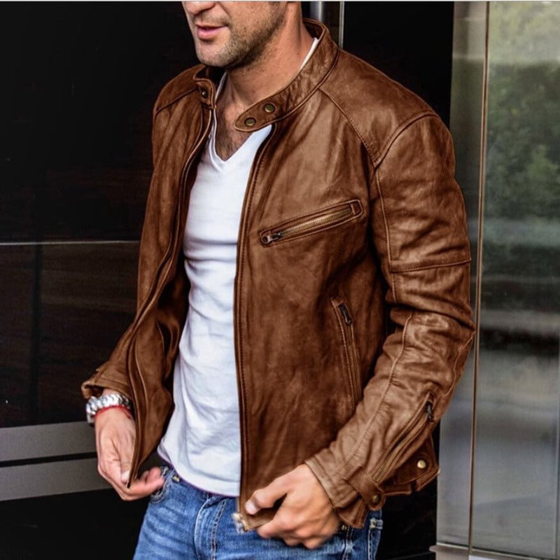 Men's Jacket - Tailored Biker Style