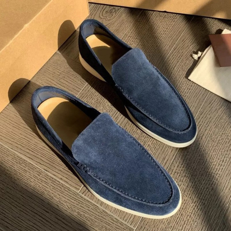 Klassische Suede Loafer für Herren