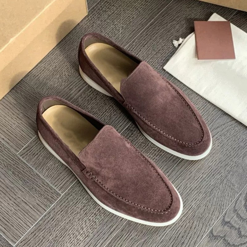 Klassische Suede Loafer für Herren