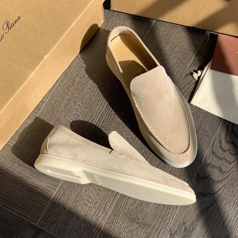 Klassische Suede Loafer für Herren