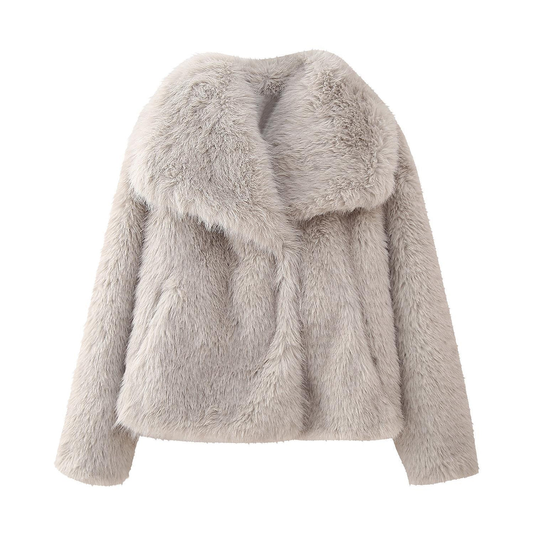 Damen Kunstpelzmantel - Warme & luxuriöse Winterjacke