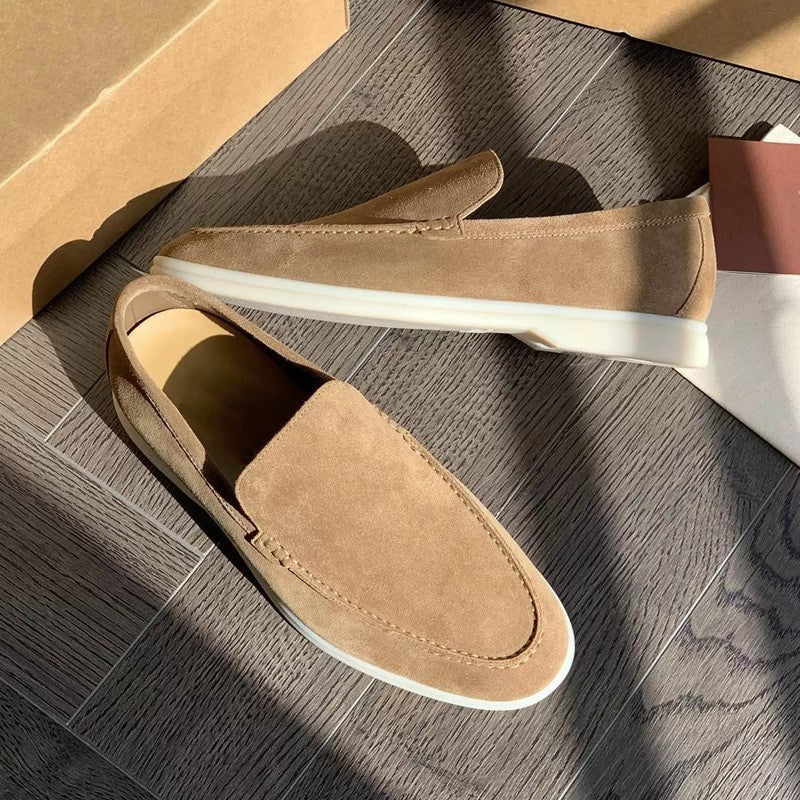 Klassische Suede Loafer für Herren