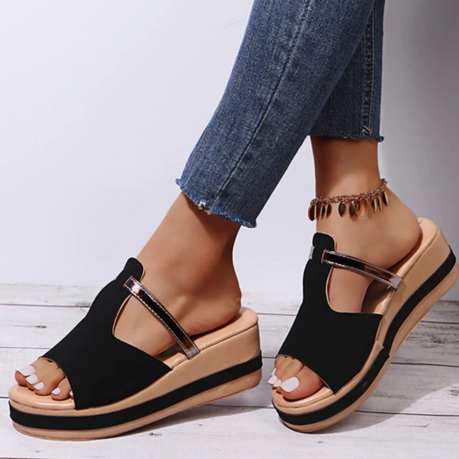 Stilvolle Orthopädische Sandalen für Damen | Leona