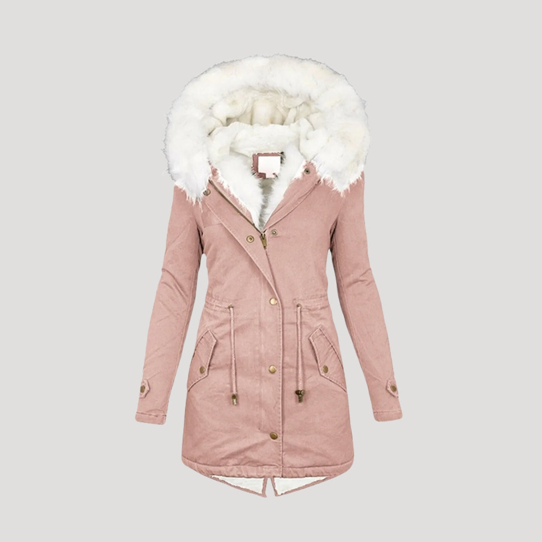 Parka Invernale da Donna – con Cappuccio e Cintura