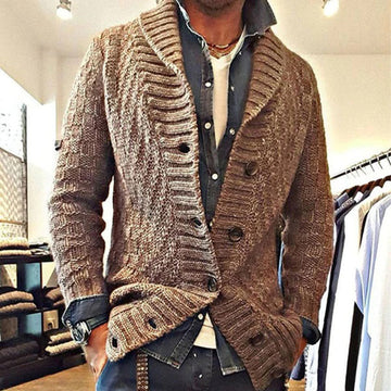 Herren-Strick-Cardigan - Gemütliche Outwear