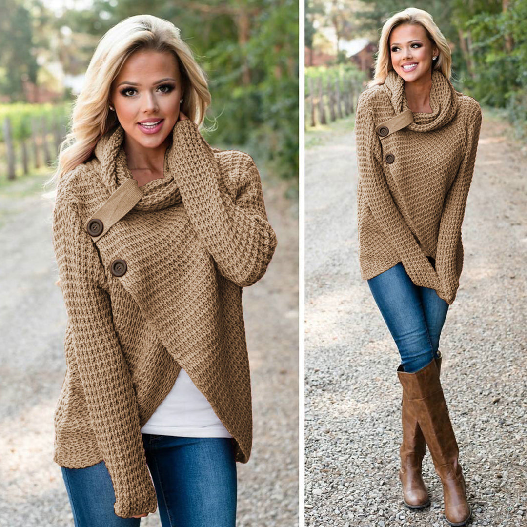 Damen Strick-Cardigan - Schalkragen-Stil