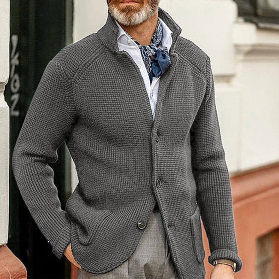 Herren Strick Cardigan - Stylisches Slim Fit Design