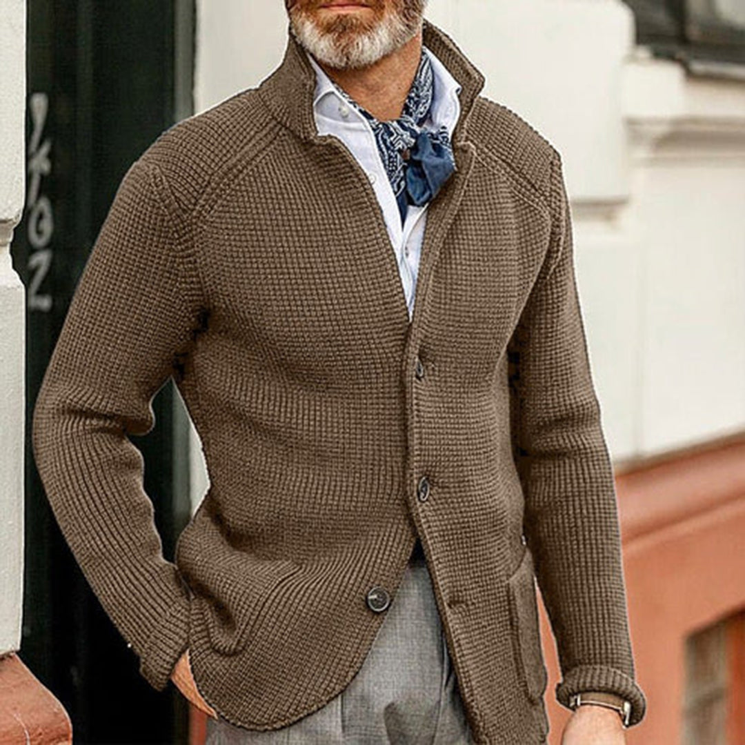 Herren Strick Cardigan - Stylisches Slim Fit Design