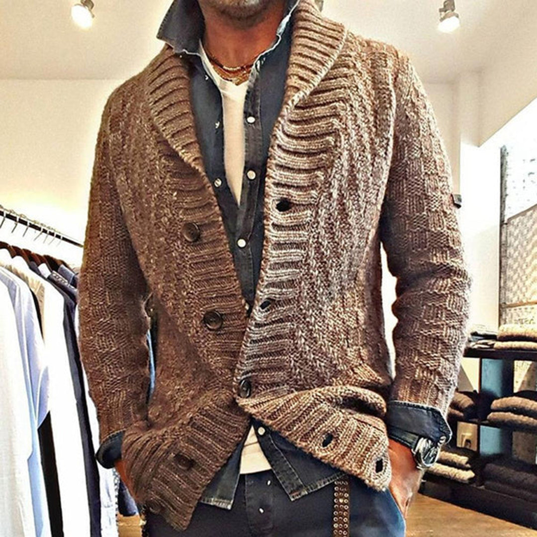 Herren-Strick-Cardigan - Gemütliche Outwear