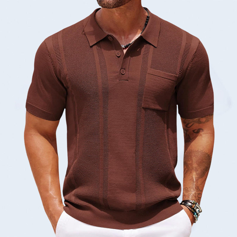 Herren Polo-Shirt - Kurzarm mit Brusttasche