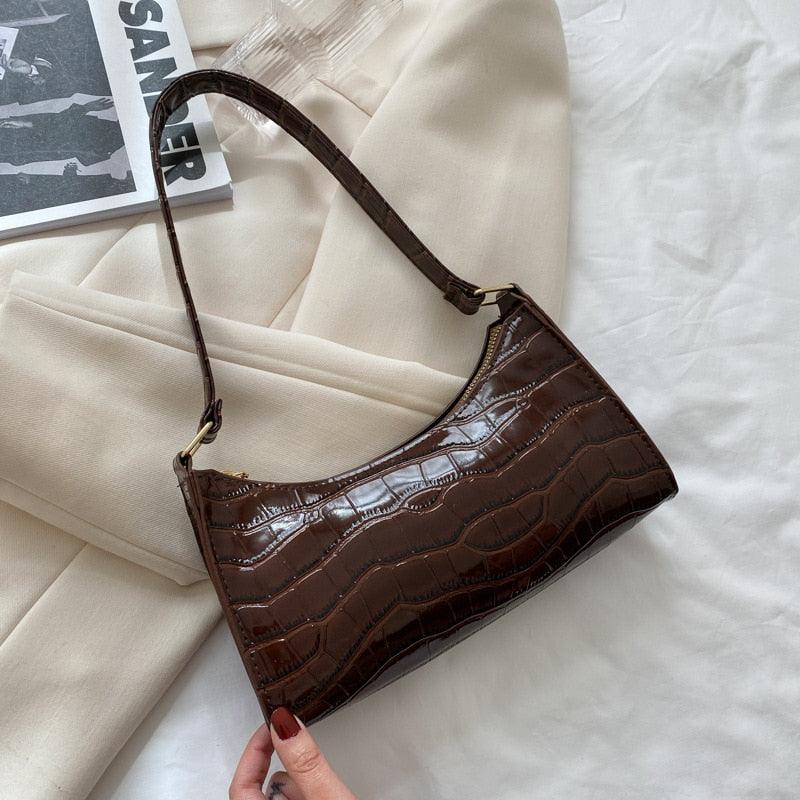 Borsa da donna con motivo coccodrillo – accessorio per tutti i giorni