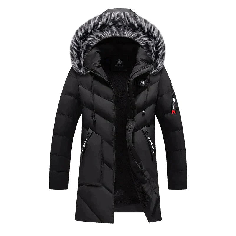 Women's quilted jacket - hood with zipper