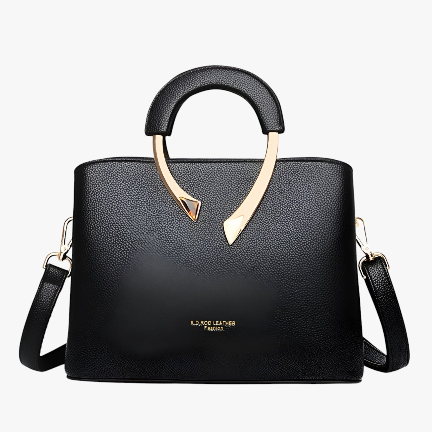 Borsa a mano da donna - Elegante accento oro
