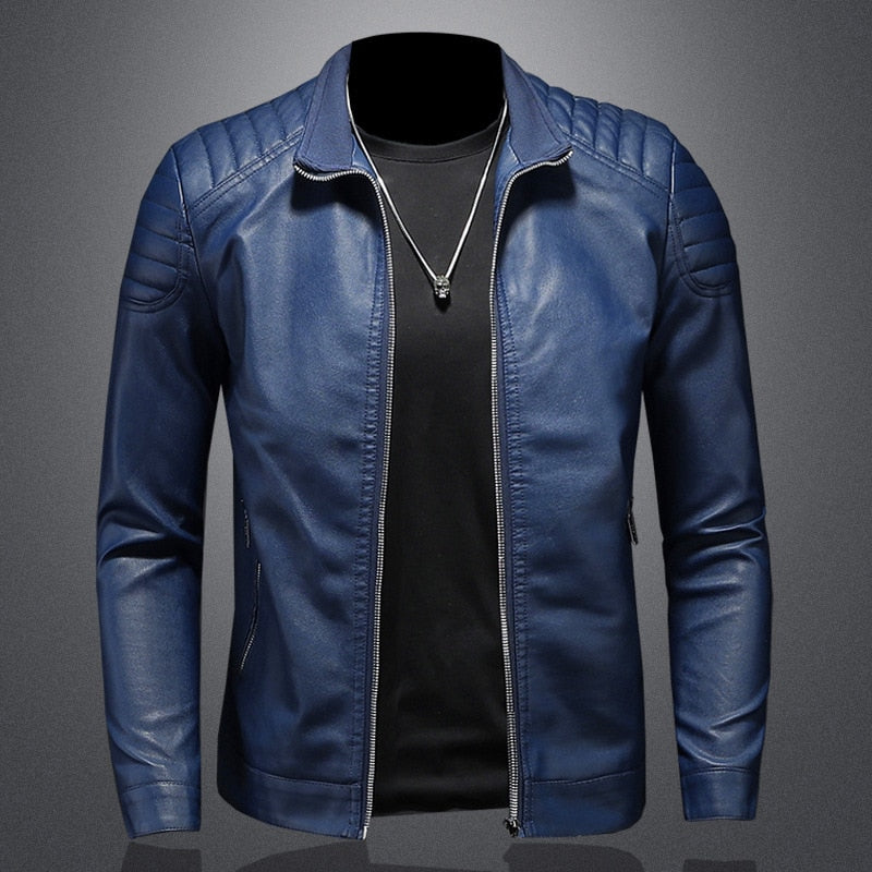 Herren Leder Moto Jacke - Maßgeschneiderte Passform