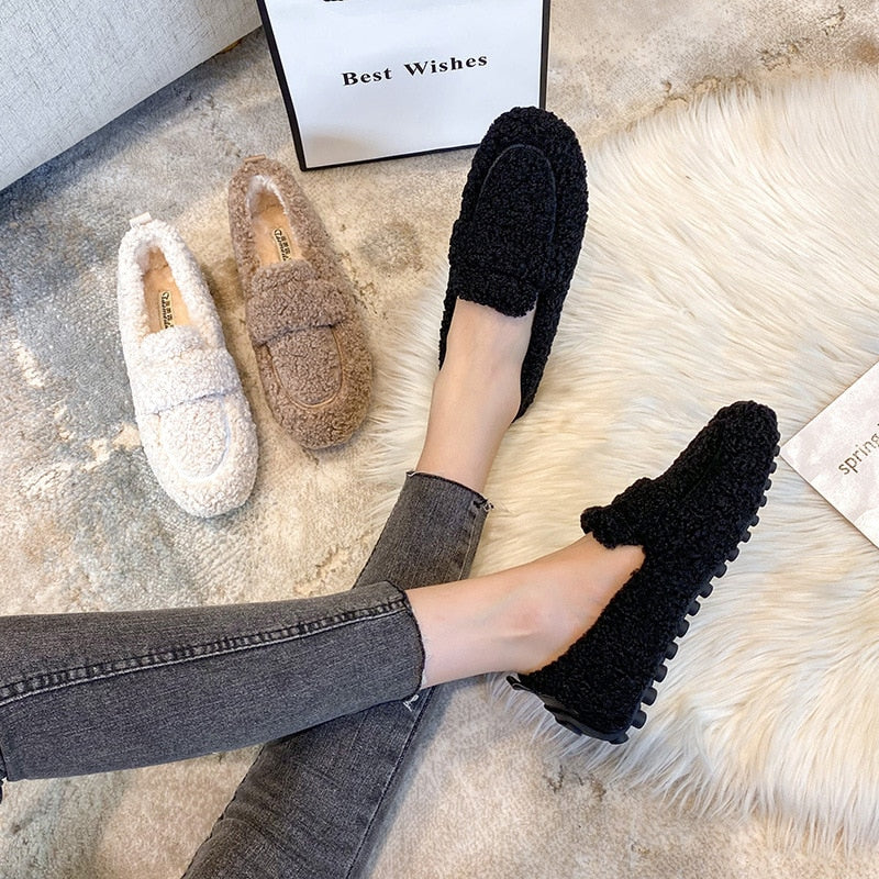 Warme Slipper-Mokassins mit Weichem Futter für Damen | Noelle