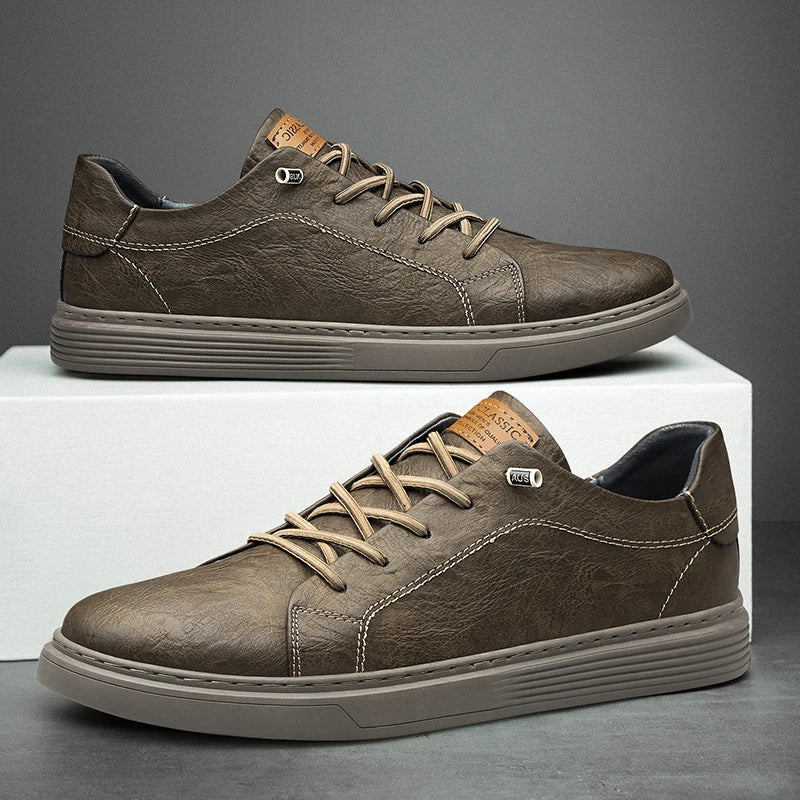 Herren Sneakers - Flache Sohle mit Schnürverschluss